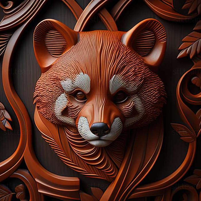 3D model red panda (STL)